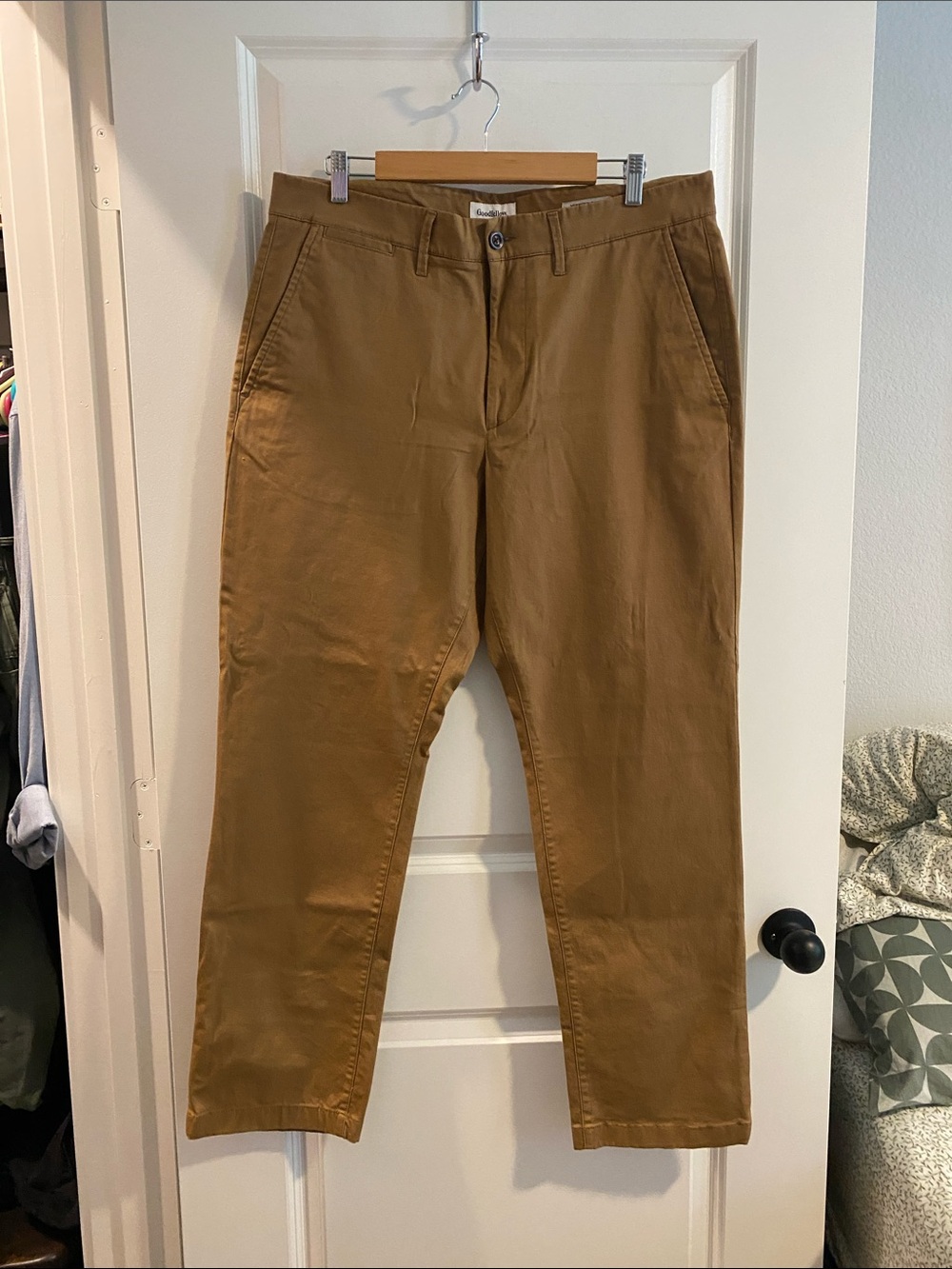 Goodfellow Men's Cotton Chino Pants - Brown